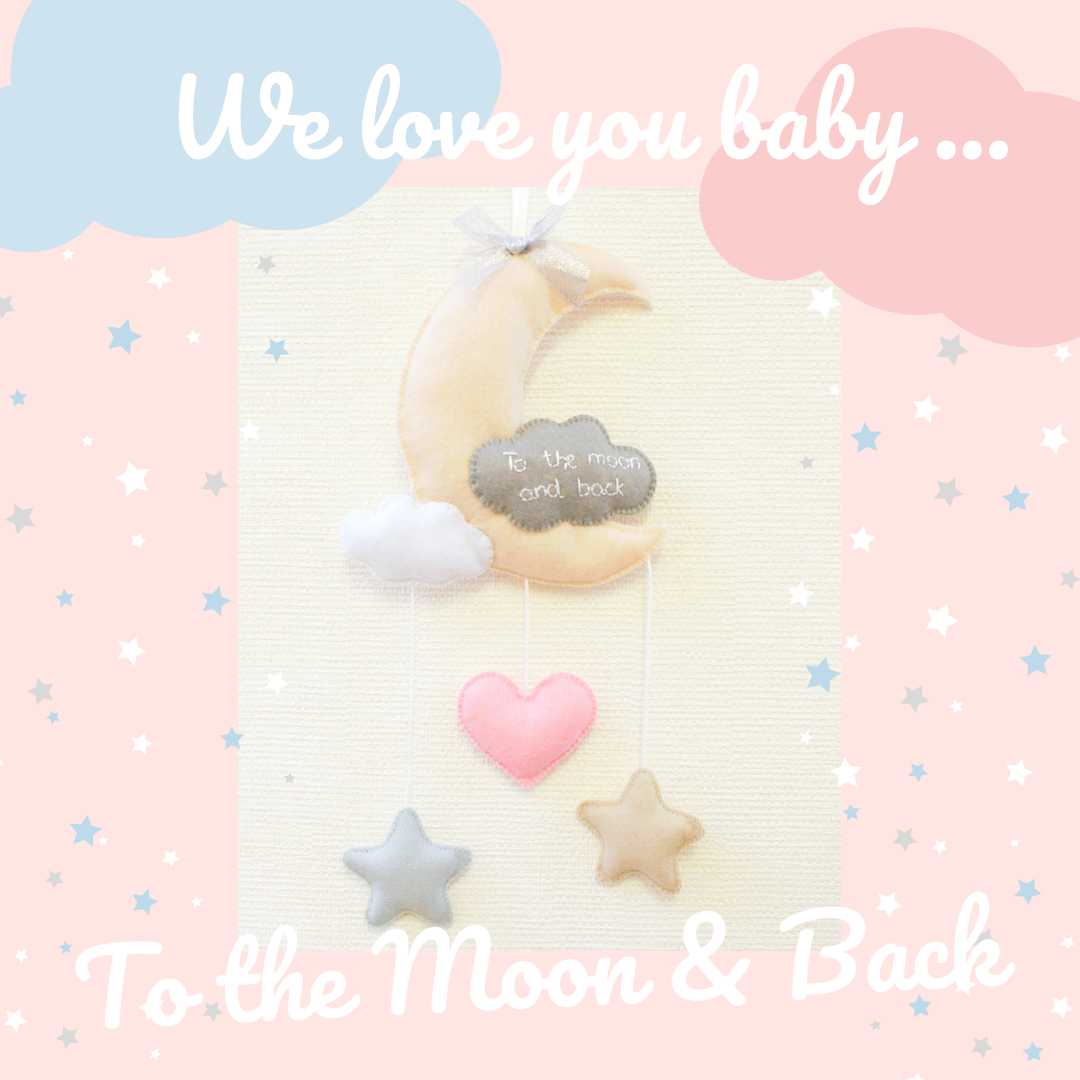 To the Moon & Back Hanging Decoration