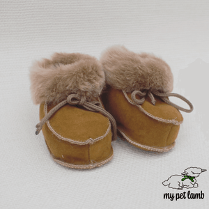 Natural Wool Booties