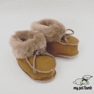 Natural Wool Booties