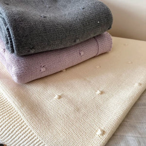 Wild Lavender Cotton Baby Blanket