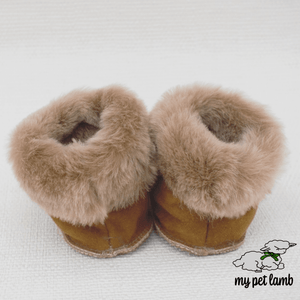 Natural Wool Booties