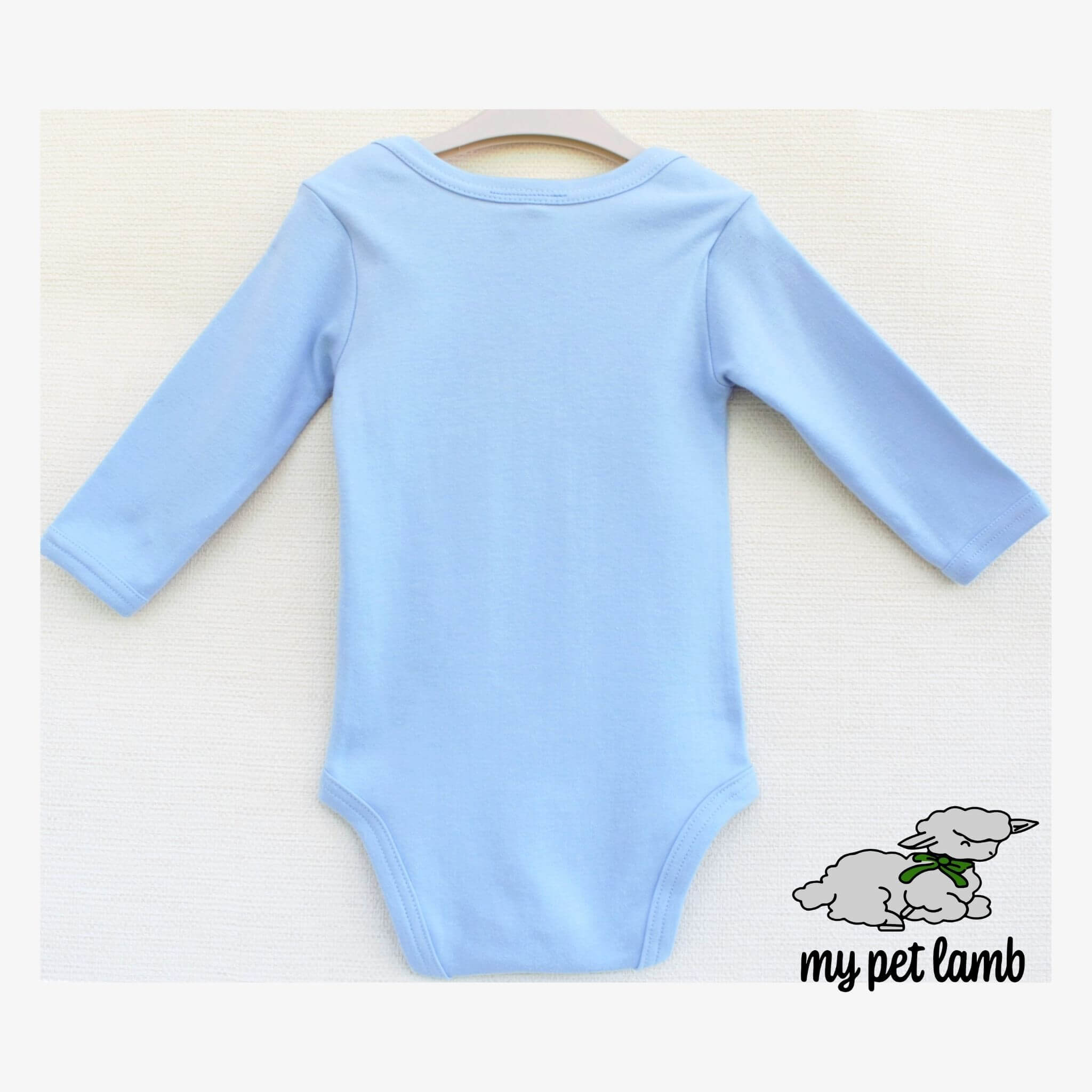 Baby Blue Organic Cotton Body Suit