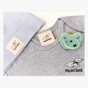 Elephant Grey Long Sleeve Body Suit