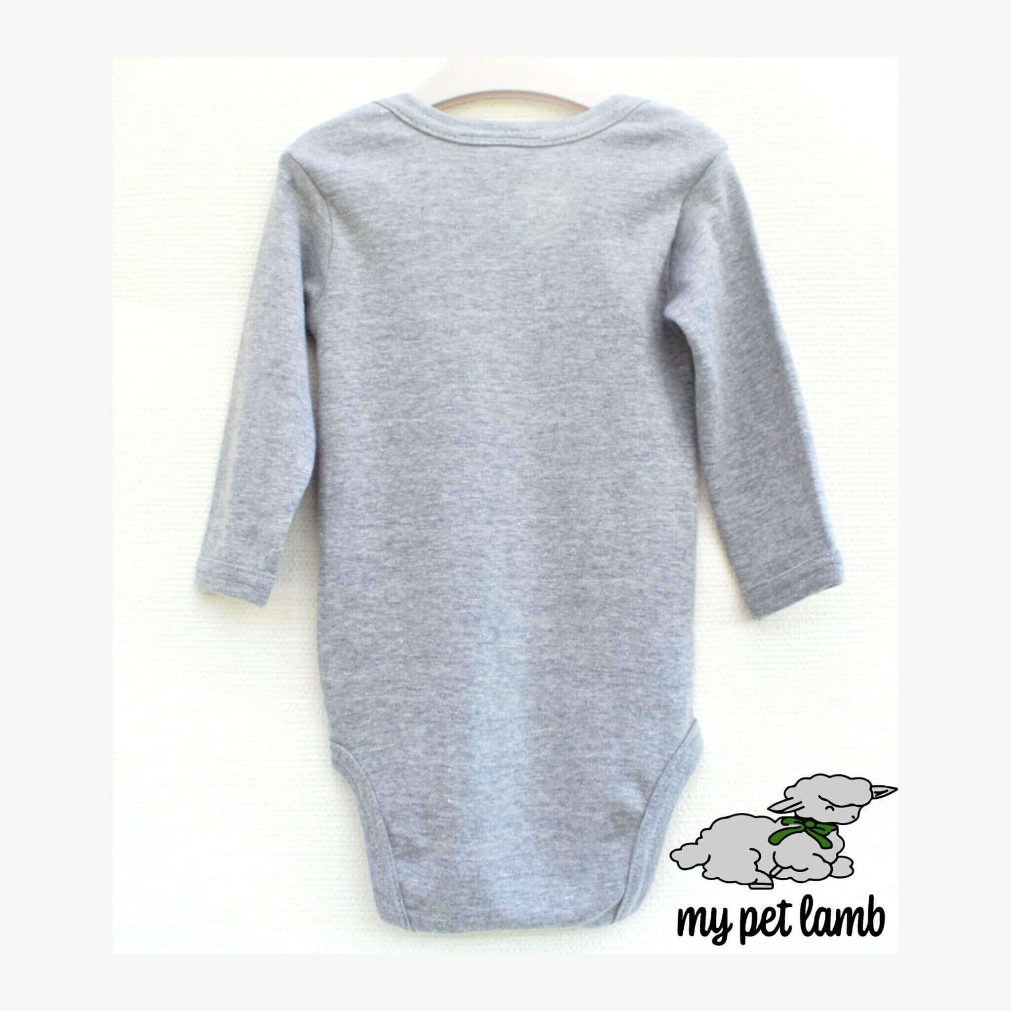 Elephant Grey Long Sleeve Body Suit