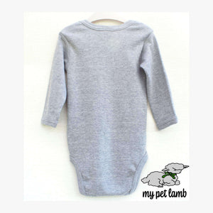 Elephant Grey Long Sleeve Body Suit