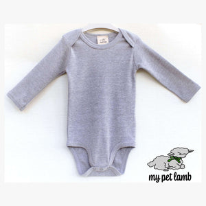 Elephant Grey Long Sleeve Body Suit