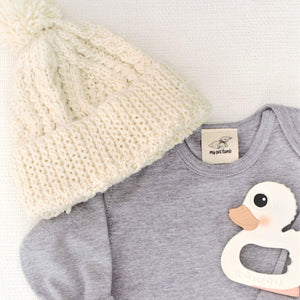 Elephant Grey Cotton Romper Suit