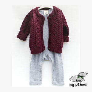Elephant Grey Cotton Romper Suit