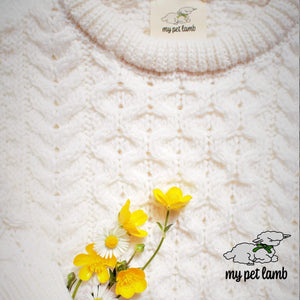Natural Aran Sweater