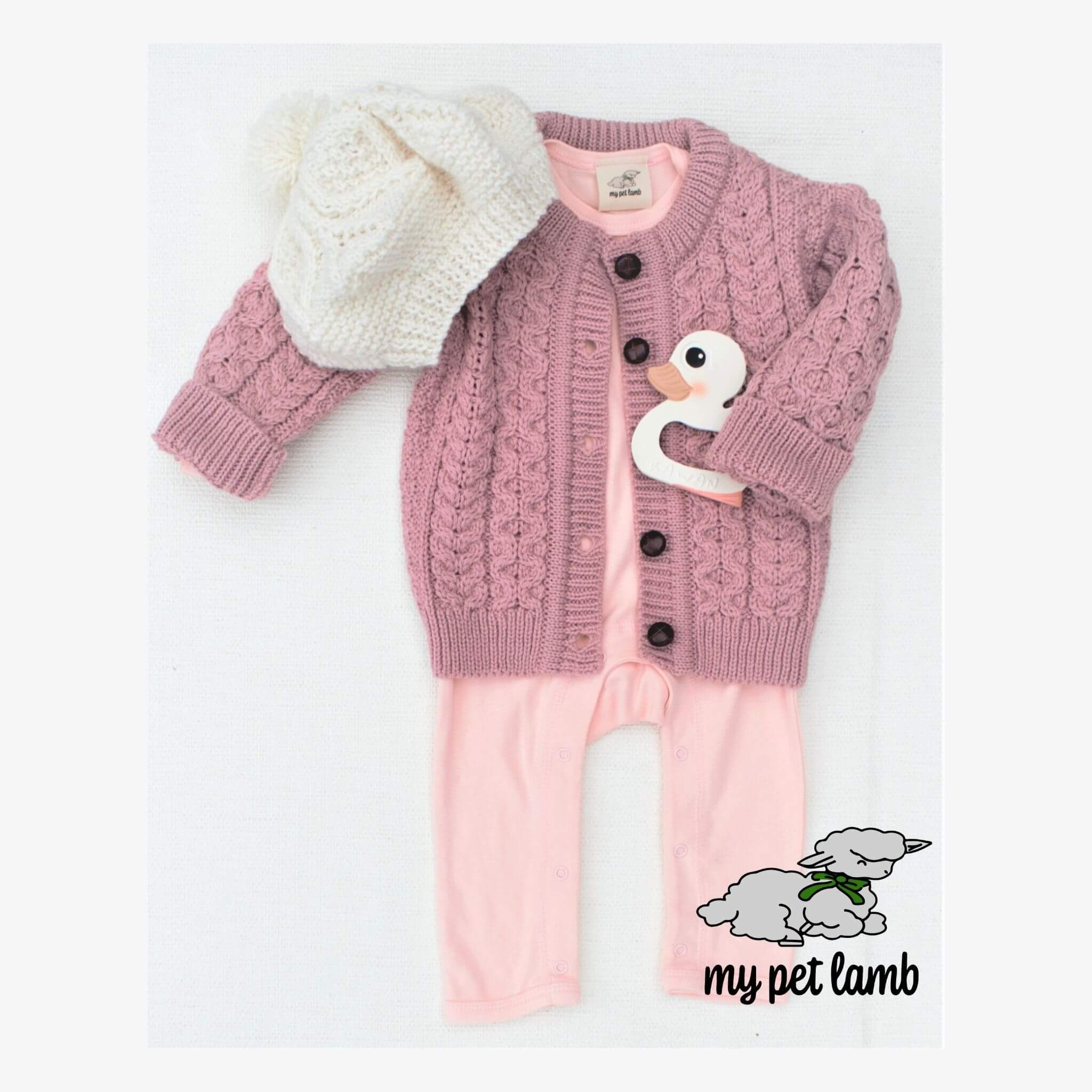 Dusky Pink Romper Suit