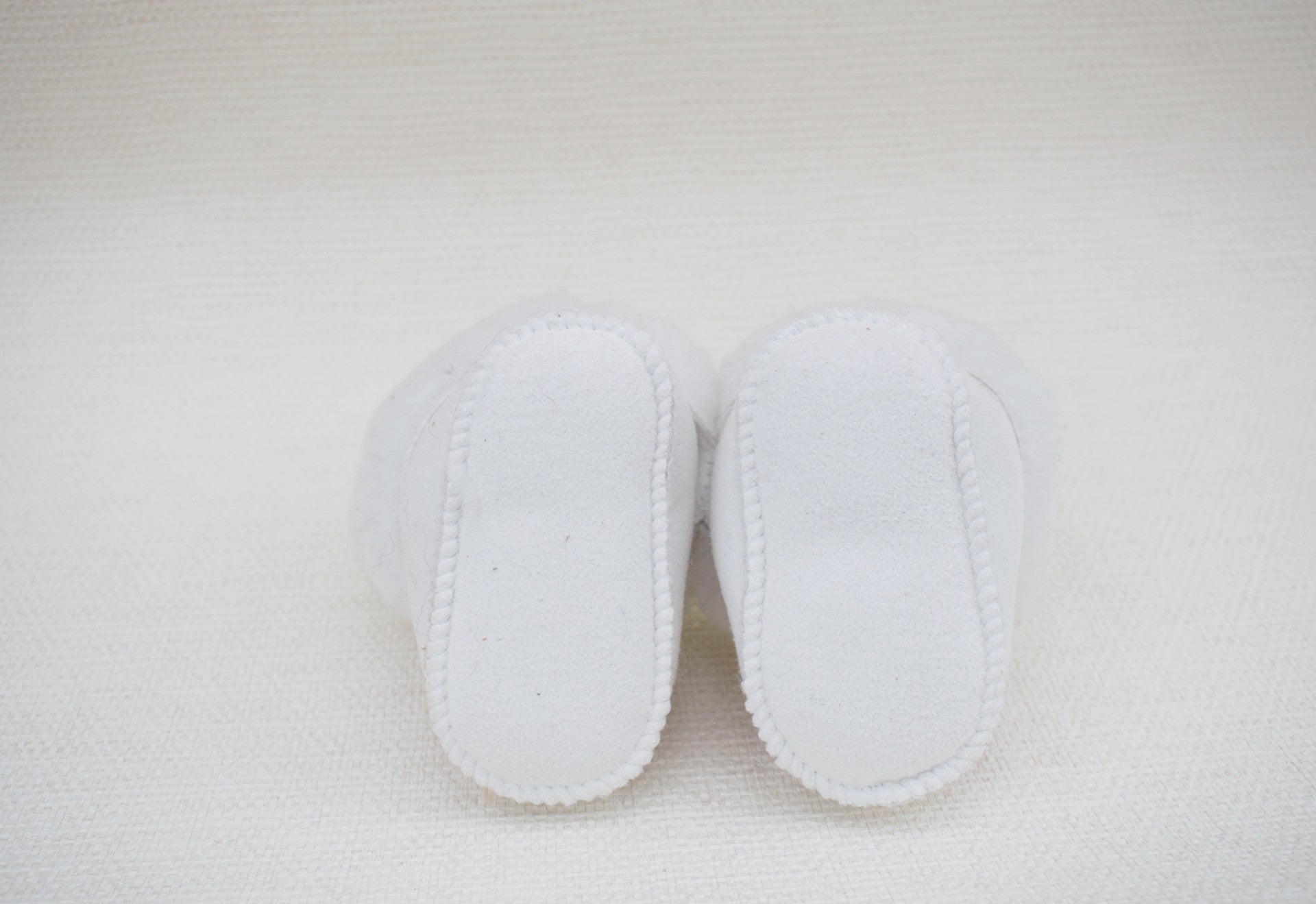 White Wool Booties